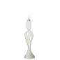 Vela LED de cristal transparente, 7,5 x 7,5 x 26 cm Vela LED de cristal transparente, 7,5 x 7,5 x 26 cm