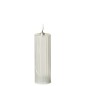 Vela LED de cristal transparente, 6 x 6 x 18 cm Vela LED de cristal transparente, 6 x 6 x 18 cm