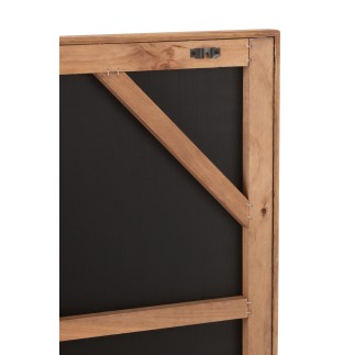 Quadro in legno naturale 82 x 4 x 122 cm
