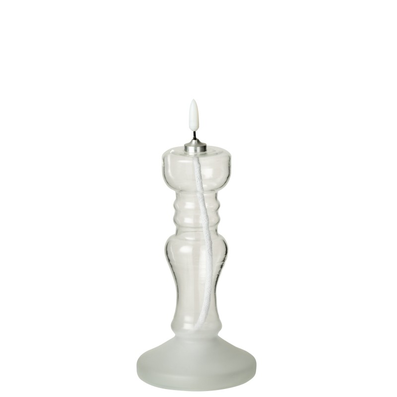 Vela LED de cristal transparente, 9,5 x 9,5 x 22,5 cm Vela LED de cristal transparente, 9,5 x 9,5 x 22,5 cm