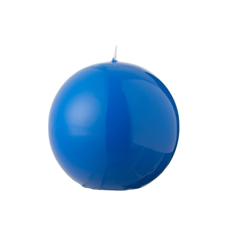 Vela esférica de 50 horas, azul, diâmetro 15 cm Vela esférica de 50 horas, azul, diâmetro 15 cm