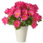 Margherita artificiale in plastica rosa 15x15x21 cm Margherita artificiale in plastica rosa 15x15x21 cm
