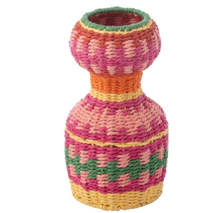 Vaso in carta multicolore 22x22x30 cm