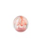 Pisapapeles bola de cristal naranja de 8 x 8 x 8 cm Pisapapeles bola de cristal naranja de 8 x 8 x 8 cm