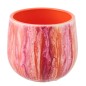 Cache-pot en céramique multicouleur 16x16x14 cm