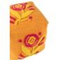 Pouf quadrato in cotone arancione 40x40x40 cm Pouf quadrato in cotone arancione 40x40x40 cm