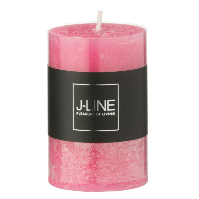 Bougie cylindrique 18H rose 5x5x7.5 cm Bougie cylindrique 18H rose 5x5x7.5 cm