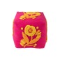 Pouf carré en coton rose 40x40x40 cm Pouf carré en coton rose 40x40x40 cm