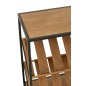 Portabottiglie in legno beige 120x33x77 cm Portabottiglie in legno beige 120x33x77 cm