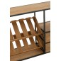 Portabottiglie in legno beige 120x33x77 cm Portabottiglie in legno beige 120x33x77 cm