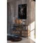 Portabottiglie in legno beige 120x33x77 cm Portabottiglie in legno beige 120x33x77 cm