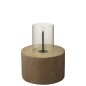 Braséro tunk rond en ciment marron 41x42x51 cm Braséro tunk rond en ciment marron 41x42x51 cm