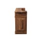 Bar em madeira reciclada natural bege 180x55x106 cm Bar em madeira reciclada natural bege 180x55x106 cm