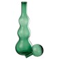Garrafa decorativa com rolha de vidro verde 14,5 x 14,5 x 52 cm Garrafa decorativa com rolha de vidro verde 14,5 x 14,5 x 52 cm