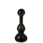 Bouteille déco avec bouchon en verre noir 16x16x42 cm Bouteille déco avec bouchon en verre noir 16x16x42 cm