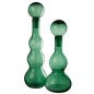 Garrafa decorativa com rolha de vidro verde 14,5 x 14,5 x 52 cm Garrafa decorativa com rolha de vidro verde 14,5 x 14,5 x 52 cm