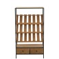 Botellero de madera beige, 70 x 33 x 125 cm Botellero de madera beige, 70 x 33 x 125 cm