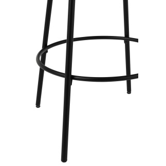 Mange debout pied noir et plateau beige 60x60x105 cm