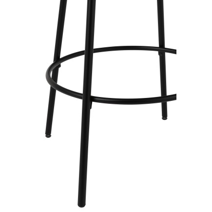 Mange debout pied noir et plateau beige 60x60x105 cm