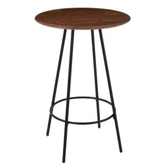 Mange debout pied noir et plateau beige 60x60x105 cm