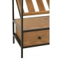 Botellero de madera beige, 70 x 33 x 125 cm Botellero de madera beige, 70 x 33 x 125 cm