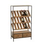 Botellero de madera beige, 70 x 33 x 125 cm Botellero de madera beige, 70 x 33 x 125 cm