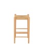 Sgabello da bar in legno di faggio beige 38x38x66,4 cm Sgabello da bar in legno di faggio beige 38x38x66,4 cm