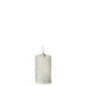 Vela LED de cristal transparente, 6 x 6 x 10 cm Vela LED de cristal transparente, 6 x 6 x 10 cm