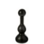 Bouteille déco avec bouchon en verre noir 16x16x42 cm Bouteille déco avec bouchon en verre noir 16x16x42 cm
