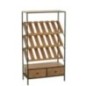 Botellero de madera beige, 70 x 33 x 125 cm Botellero de madera beige, 70 x 33 x 125 cm