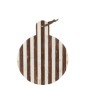Tagliere rotondo in marmo marrone 46x31x2 cm Tagliere rotondo in marmo marrone 46x31x2 cm