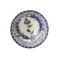 Grand saladier en céramique bleu foncé 40x40x15 cm Grand saladier en céramique bleu foncé 40x40x15 cm