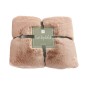 Coperta in poliestere rosa chiaro 180x130 cm Coperta in poliestere rosa chiaro 180x130 cm