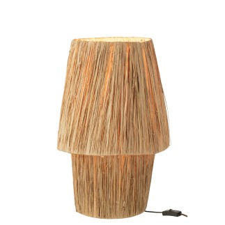 Lampada in legno beige 36x36x53 cm