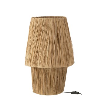 Lampada in legno beige 36x36x53 cm