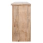 Bar 3 tiroirs et étagères en bois naturel 180.5x55x104.5 cm Bar 3 tiroirs et étagères en bois naturel 180.5x55x104.5 cm