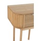 Comodino rotondo in legno beige 53x40x67 cm Comodino rotondo in legno beige 53x40x67 cm