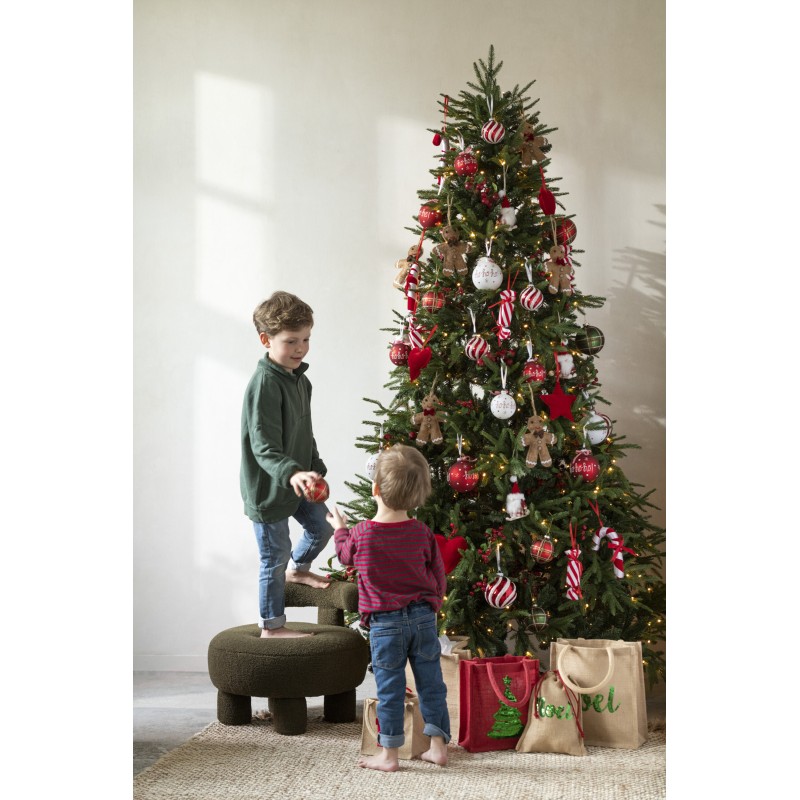 Sapin de Noël décoratif avec led en plastique vert 150x150x225 cm Sapin de Noël décoratif avec led en plastique vert 150x150x225 cm
