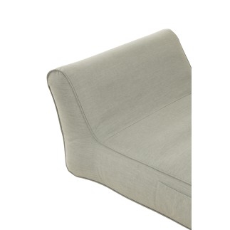 Matelas en polypropylène gris 160x82x50 cm