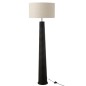 Lampada alta in legno nero 48x48x160 cm