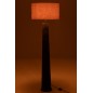 Lampada alta in legno nero 48x48x160 cm