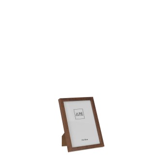 Cadre photo en bois marron 15x2x20 cm