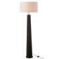 Lampada alta in legno nero 48x48x160 cm