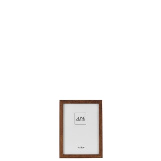 Cadre photo en bois marron 15x2x20 cm
