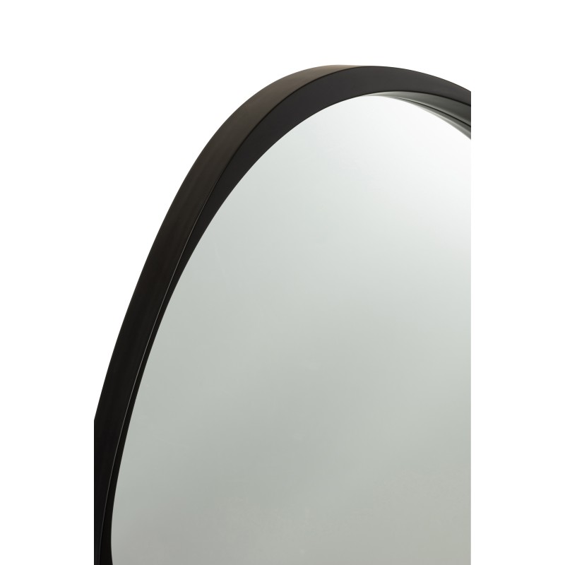 Espejo irregular de vidrio negro 77x71x6.8 cm Espejo irregular de vidrio negro 77x71x6.8 cm