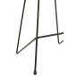Sgabello da bar in legno nero 37x40x75 cm Sgabello da bar in legno nero 37x40x75 cm