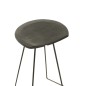 Sgabello da bar in legno nero 37x40x75 cm Sgabello da bar in legno nero 37x40x75 cm