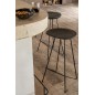 Sgabello da bar in legno nero 37x40x75 cm Sgabello da bar in legno nero 37x40x75 cm