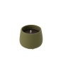 Vela de exterior 18H em cimento verde, 14 x 14 x 11 cm Vela de exterior 18H em cimento verde, 14 x 14 x 11 cm