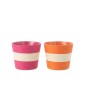 Macetero cuerda rosa y naranja 17,5x17,5x15 cm Macetero cuerda rosa y naranja 17,5x17,5x15 cm